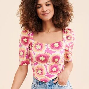 Floral Pink Women's Top